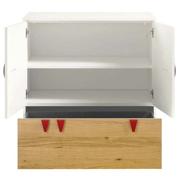 Hülsta Now! Minimo Kinderzimmer 3türig Weiß/natur Inkl. Wickelkommode & Wickelauflage 7 Hülsta Now! Minimo Kinderzimmer 3türig Weiß/natur Inkl. Wickelkommode & Wickelauflage – Bild 5