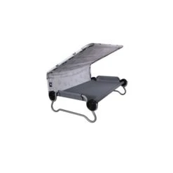 Dog-Bed L Das Camping Hundebett Von Disc-O-Bed Mit Sonnendach Belastbar Bis 91 Kg -Roba || Pinolino Verkaufsgeschäft 60001 dog bed l side