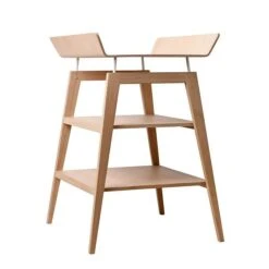Leander Linea Wickeltisch Eiche Mit Schaumauflage Platzsparender Wickelplatz