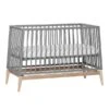 Leander Luna Babybett 60x120 Cm Grau/Eiche