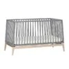 Leander Luna Babybett 70x140 Cm Grau/Eiche