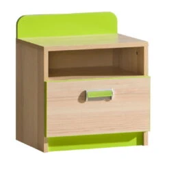 Ticaa Lori Jugendzimmer 6-teilig Grün Komplettzimmer -Roba || Pinolino Verkaufsgeschäft 897398 nachttisch 1