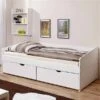 Ticaa Sofabett Micki Mit 2er Schubkästen Massivholz - 90x200 Cm