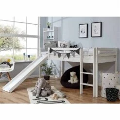 Ticaa Rene Rutschbett Buche Weiß Massivholz