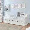 Ticaa Sofabett Micki Buche Weiß 5er Schubkästen Massivholz - 90x200 Cm -Roba || Pinolino Verkaufsgeschäft 952152 zbv2iv4uuimhzaz4