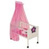Roba Puppenbett Happy Fee Inkl. Textiler Ausstattung, Bettwäsche & Himmel -Roba || Pinolino Verkaufsgeschäft 97233 puppenbett f 01