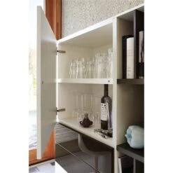 Now! Vision By Hülsta Kombination 10 140x141x42 Lack-weiß/Lack-Hochglanz-grau/Lack-Hochglanz-weiß -Roba || Pinolino Verkaufsgeschäft 980011 huelsta now vision 151042f3 gr 1