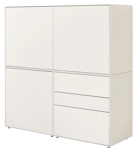 Now! By Hülsta Easy Highboard 128x128x45 Cm 3-teilig 3 Now! By Hülsta Easy Highboard 128x128x45 Cm 3-teilig