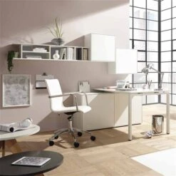 Now! By Hülsta Easy Wohnwand Hellgrau 177x230x195 5-teilig