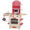 Roba Spielküche Natur/rot Mit Herd, Spüle, Wasserhahn & Regal -Roba || Pinolino Verkaufsgeschäft 98207 spielkueche f 01