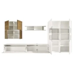 Now! By Hülsta Easy Wohnwand Lack-hellgrau 181x384x45 Mit Media-Lowboard - 9-teilig 11 Now! By Hülsta Easy Wohnwand Lack-hellgrau 181x384x45 Mit Media-Lowboard - 9-teilig -Roba || Pinolino Verkaufsgeschäft 991153 huelsta now easy 160268f4 gr 2