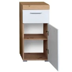 Trendteam Amanda Badmöbel 163x190x34 Cm 5-teilig Weiß / Asteiche -Roba || Pinolino Verkaufsgeschäft amanda bd 1393 802 07 freisteller 2 1