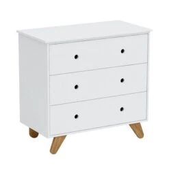 Nature Kid Finn / Tipi Kinderzimmer Weiß/natur Fünfteilig Mit Spielbett -Roba || Pinolino Verkaufsgeschäft ancona kommode weiss 3 drawer ambiente 1500x1500 3 gr 1