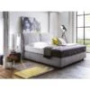 Tanja Meise4brands Antonia Boxspringbett 180x200cm Hellgrau/anthrazit Zum Toppreis