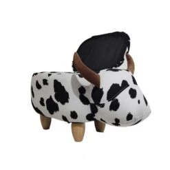 Nature Kid Tierhocker Kuh Schwarz Weiß Mit Staufach Weich Gepolsterter Sitzhocker Für Kinder -Roba || Pinolino Verkaufsgeschäft artkid tierhocker kuh 4