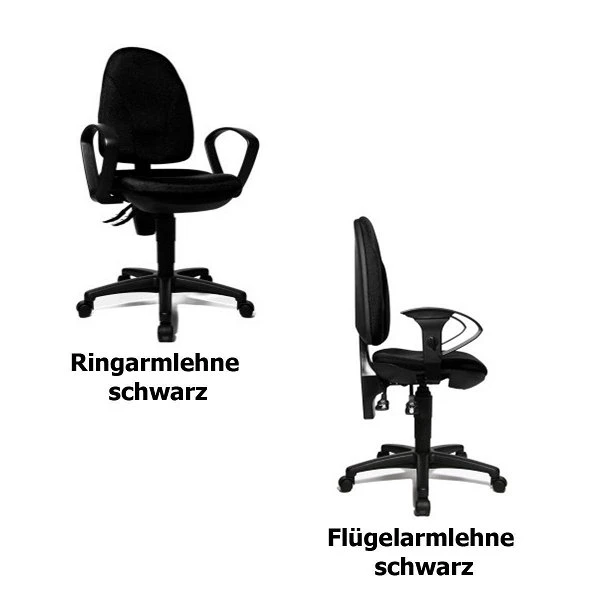 Topstar Point 70 Bürostuhl Anthrazit Integrierte Lendenwirbelstütze - Schnell Lieferbar 4 Topstar Point 70 Bürostuhl Anthrazit Integrierte Lendenwirbelstütze - Schnell Lieferbar – Bild 2