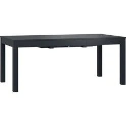 VOX Simple Ausziehtisch Rechteckig Schwarz 90-190x90 Cm
