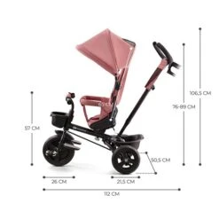 Kinderkraft AVEO Dreirad Rose Pink -Roba || Pinolino Verkaufsgeschäft aveo rose pink 9