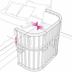 Babybay Maxi Comfort Plus Beistellbett Schiefergrau Lackiert Extra Belüftet -Roba || Pinolino Verkaufsgeschäft babybay maxi comfort plus beistellbett weiss lackiert 190112 011 1 1