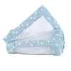 Babybay Nestchen Mesh-Piqué Für Maxi, Boxspring Und Comfort Azurblau, Mit Sternen Weiß -Roba || Pinolino Verkaufsgeschäft babybay nestchen mesh pique maxi boxspring azurblau sterne weiss 160889 001