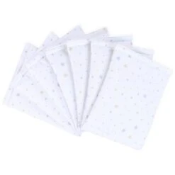 Babybay Nestchen Ultrafresh Piqué Für Maxi, Boxspring, Comfort Weiß, Mit Sternemix Sand/azurblau