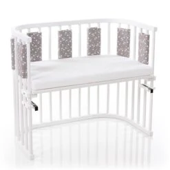 Babybay Nestchen Ultrafresh Piqué Für Maxi, Boxspring, Comfort Taupe, Mit Sternen Weiß -Roba || Pinolino Verkaufsgeschäft babybay nestchen ultrafresh pique maxi boxspring midi taupe sterne weiss 160867 002