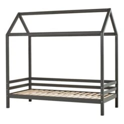 Hoppekids Hausbett ECO Dream 90x200cm Smoked Pearl - Viel Zubehör Wählbar