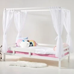 Hoppekids Himmelbett ECO Dream 90x200 Cm Weiß - Viel Zubehör -Roba || Pinolino Verkaufsgeschäft basic a7 1 36 1049 32 000 milieu 2 1