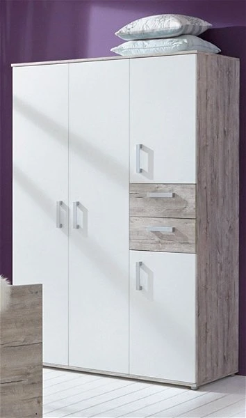 Arthur Berndt Bente Kinderzimmer 3-teilig Eiche Sand Dekor Mit Weiß 6 Arthur Berndt Bente Kinderzimmer 3-teilig Eiche Sand Dekor Mit Weiß – Bild 4