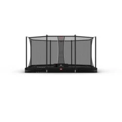 Berg Ultim Favorit InGround 410 Trampolin Schwarz Mit Sicherheitsnetz Comfort