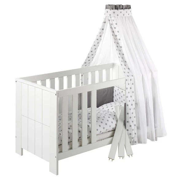 Schardt Big Stars Beige Bettset 4- Teilig Mit Bettwäsche, Himmel Und Nestchen 4 Schardt Big Stars Beige Bettset 4- Teilig Mit Bettwäsche, Himmel Und Nestchen – Bild 2