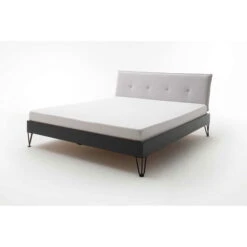 Meise Möbel Boston Metallbett Beige 180 X 200 Cm Füße Wählbar Kopfteil Gesteppt Umlaufende Biese -Roba || Pinolino Verkaufsgeschäft boston kt 3 biese sawana 84 grau beige speichenfuss seitlich ohne deko 2535 20 fein 2