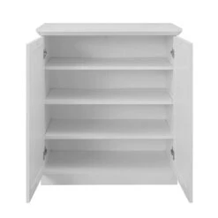 Trendteam Baxter Garderoben-Set 3-teilig Weiß Dekor -Roba || Pinolino Verkaufsgeschäft brandson baxter gd 1860 856 01 frontal geoeffnet freisteller 1