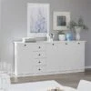 Trendteam Baxter Sideboard 195 Cm Weiß Dekor -Roba || Pinolino Verkaufsgeschäft brandson baxter wo 1860 876 01 dynamisch
