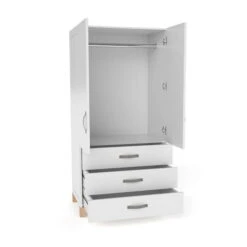 Nature Kid Cory Kinderzimmer Weiß/natur 7-teilig Mit Hausbett 90 X 200 Cm Mit Dach -Roba || Pinolino Verkaufsgeschäft catania kleiderschrank a 2 gr 2