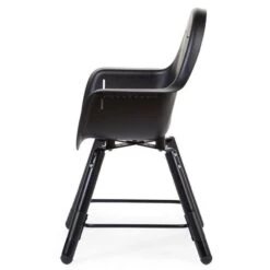 Childhome Evolu 2 Hochstuhl 2 In 1 Schwarz Inkl. 5-Punkt-Gurt Und Sicherheitsbügel -Roba || Pinolino Verkaufsgeschäft chevochbl 17618 1