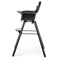 Childhome Evolu 2 Hochstuhl 2 In 1 Schwarz Inkl. 5-Punkt-Gurt Und Sicherheitsbügel -Roba || Pinolino Verkaufsgeschäft chevochbl 17620 1