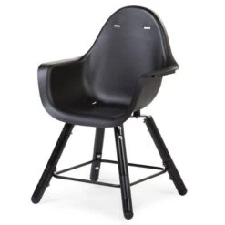 Childhome Evolu 2 Hochstuhl 2 In 1 Schwarz Inkl. 5-Punkt-Gurt Und Sicherheitsbügel -Roba || Pinolino Verkaufsgeschäft chevochbl 17622 1