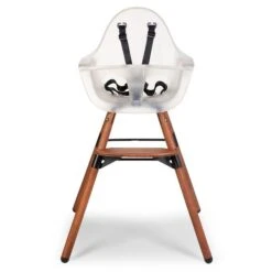 Childhome Evolu 2 Hochstuhl 2 In 1 Natur Dunkel Frosted - Inkl. 5-Punkt-Gurt Und Sicherheitsbügel -Roba || Pinolino Verkaufsgeschäft chevochfr 2