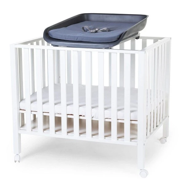 Childhome Childwood Evolux Wickelaufsatz Anthrazit Für Bett Und Laufgitter 4 Childhome Childwood Evolux Wickelaufsatz Anthrazit Für Bett Und Laufgitter – Bild 2