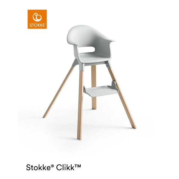 Stokke® Clikk™ Hochstuhl Cloud Grey 3 Stokke® Clikk™ Hochstuhl Cloud Grey