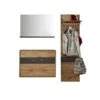 Trendteam Coast Garderoben-Set 3-teilig Wotan Eiche / Grau Melamin -Roba || Pinolino Verkaufsgeschäft coast gd 1747 912 83 frontal1