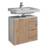 Trendteam Concept One Waschbeckenunterschrank 1-türig | Asteiche | Weiß Melamin 1 Trendteam Concept One Waschbeckenunterschrank 1-türig | Asteiche | Weiß Melamin -Roba || Pinolino Verkaufsgeschäft concept one bd 1850 305 07 dynamisch freisteller