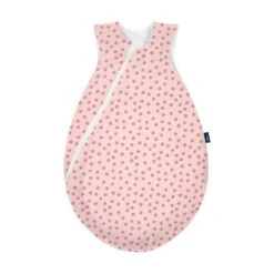Alvi Bio-Baumwolle Sommertraum Klima-Schlafsack Curly Dots - Top Wärmeregulierung - 60-110 Cm