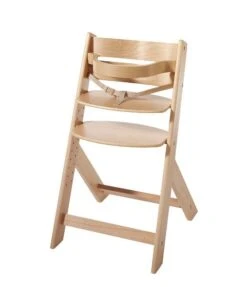 Schardt Domino Hochstuhl Buche Natur Massiv Funktionaler Treppenhochstuhl