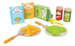Hape Einkaufswagen E3123 -Roba || Pinolino Verkaufsgeschäft e3125 pasta set 01 5