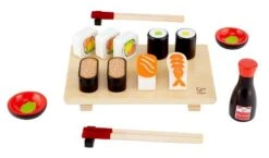 Hape Einkaufswagen E3123 -Roba || Pinolino Verkaufsgeschäft e3130 sushi selection 2 5