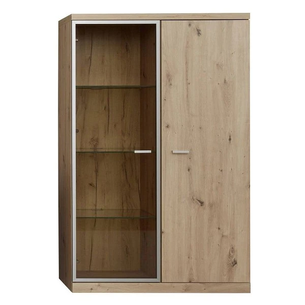 Trendteam Echo Vitrine Halbhoch Artisan Eiche Melamin 3 Trendteam Echo Vitrine Halbhoch Artisan Eiche Melamin