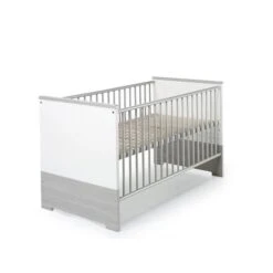 Schardt Eco Silber Kinderbett 70x140 Cm Weiß/Pinie Silber