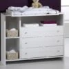 Schardt Eco Stripe Wickelkommode Weiß 3 Schubkästen, 3 Offene Fächer - Mit Wickelaufsatz -Roba || Pinolino Verkaufsgeschäft eco stripe wiko 1